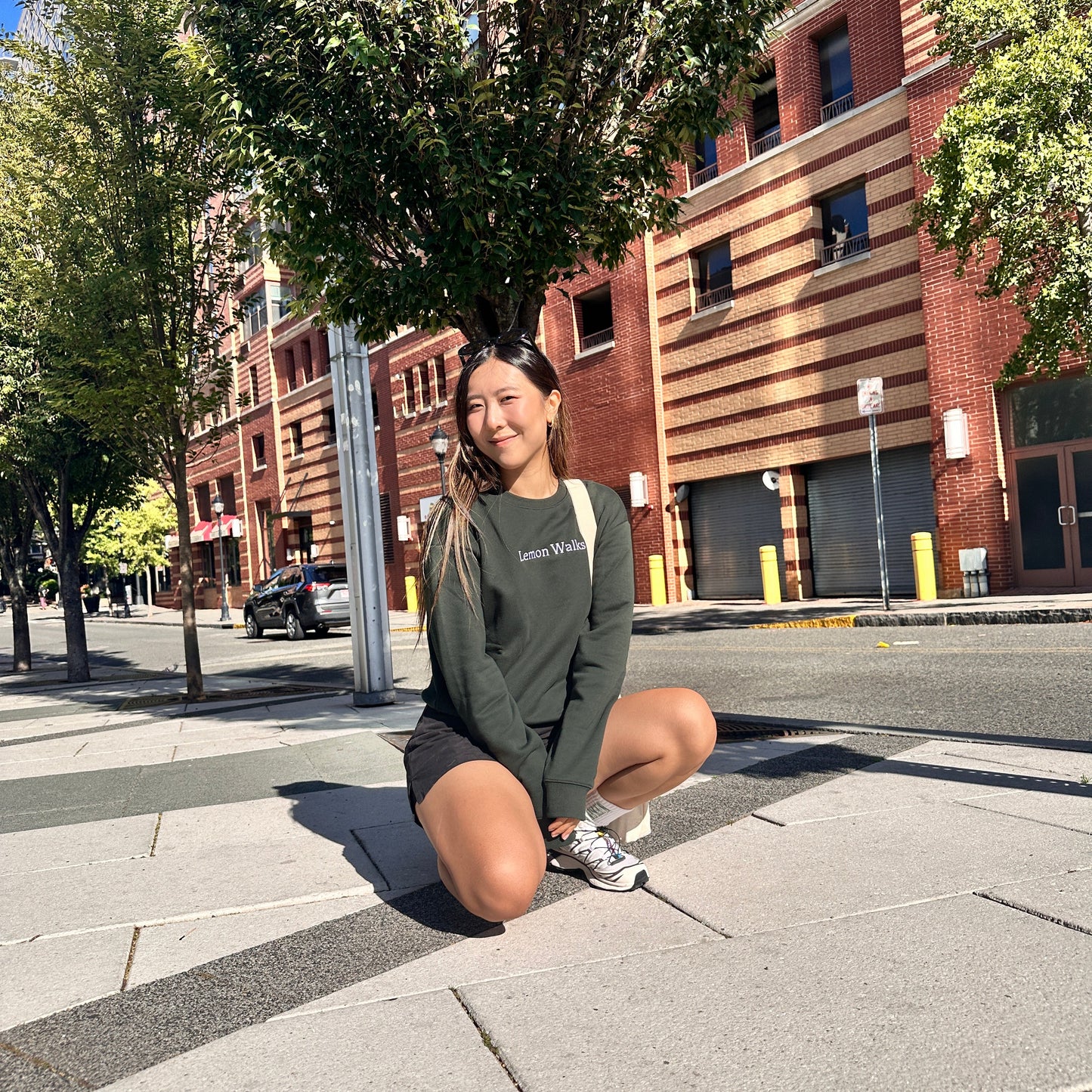 The Women's Crewneck Sweatshirt in Green