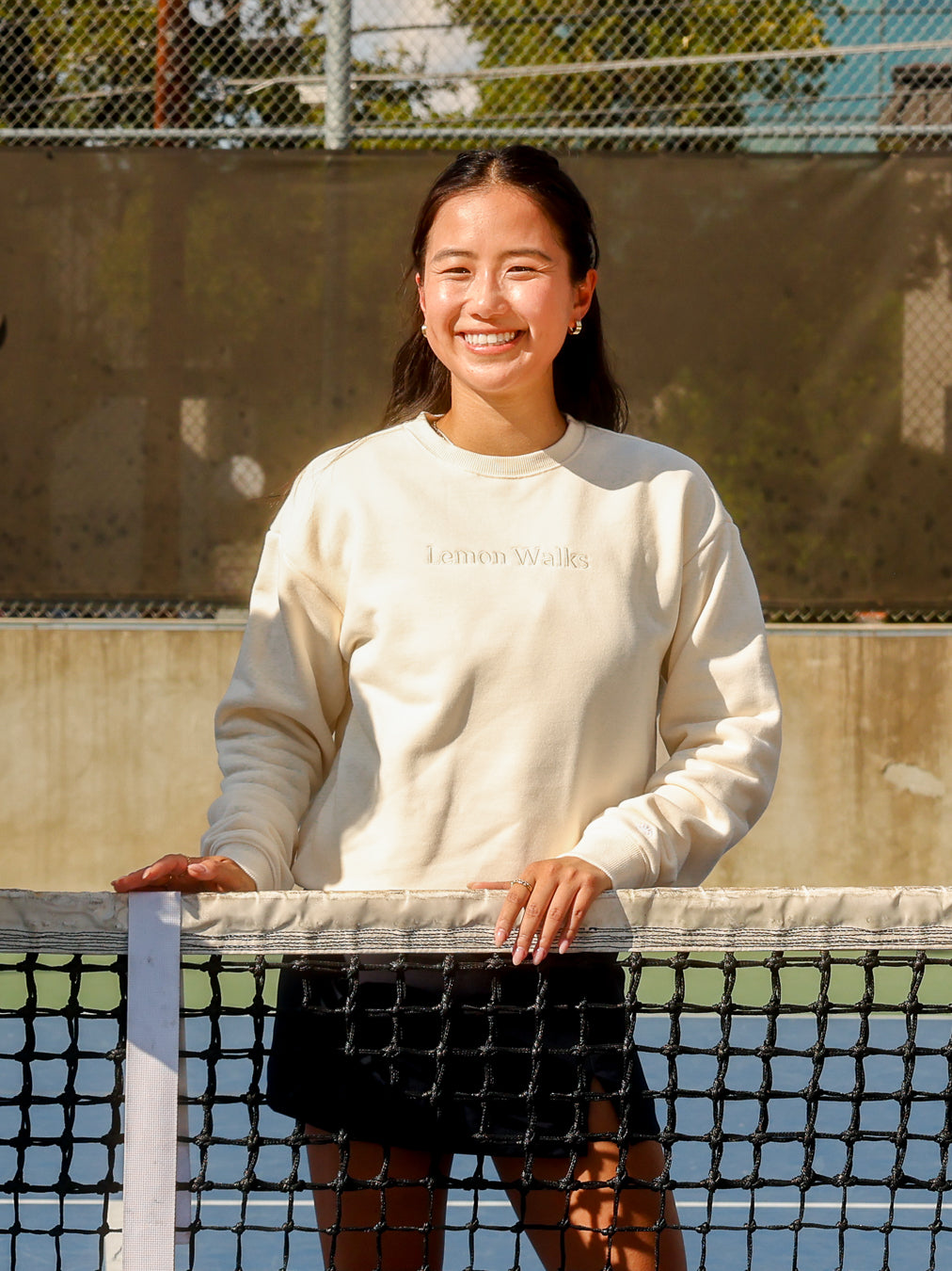 The Women's Crewneck Sweatshirt in Cream
