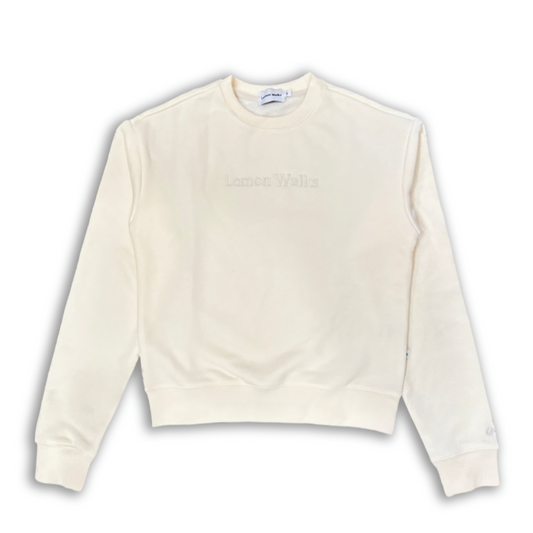 The Women's Crewneck Sweatshirt in Cream
